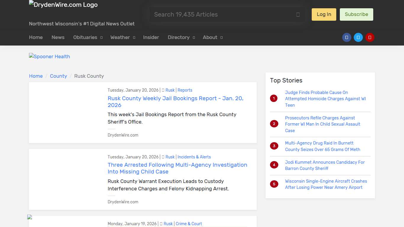 Rusk County | County | DrydenWire.com